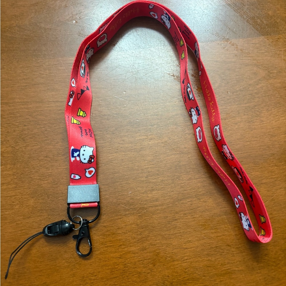 Red Hello Kitty Lanyard
